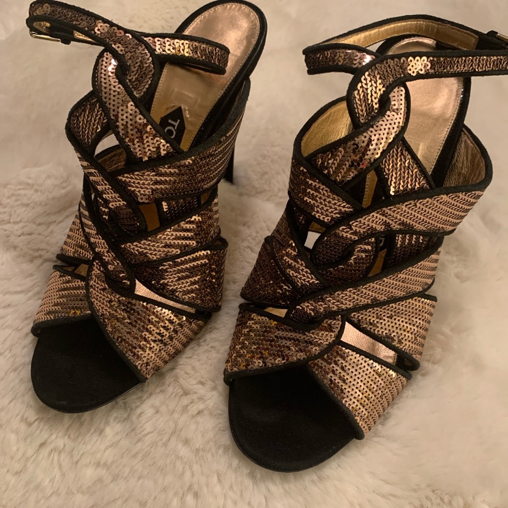 🔥🔥🔥TOM FORD Sandals Size 9 or 40 Europe runs really small like size 8 - Picture 2 of 16